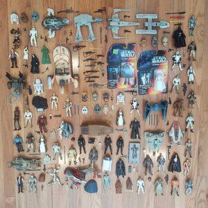 Star Wars Vintage 1990 action figures galore!